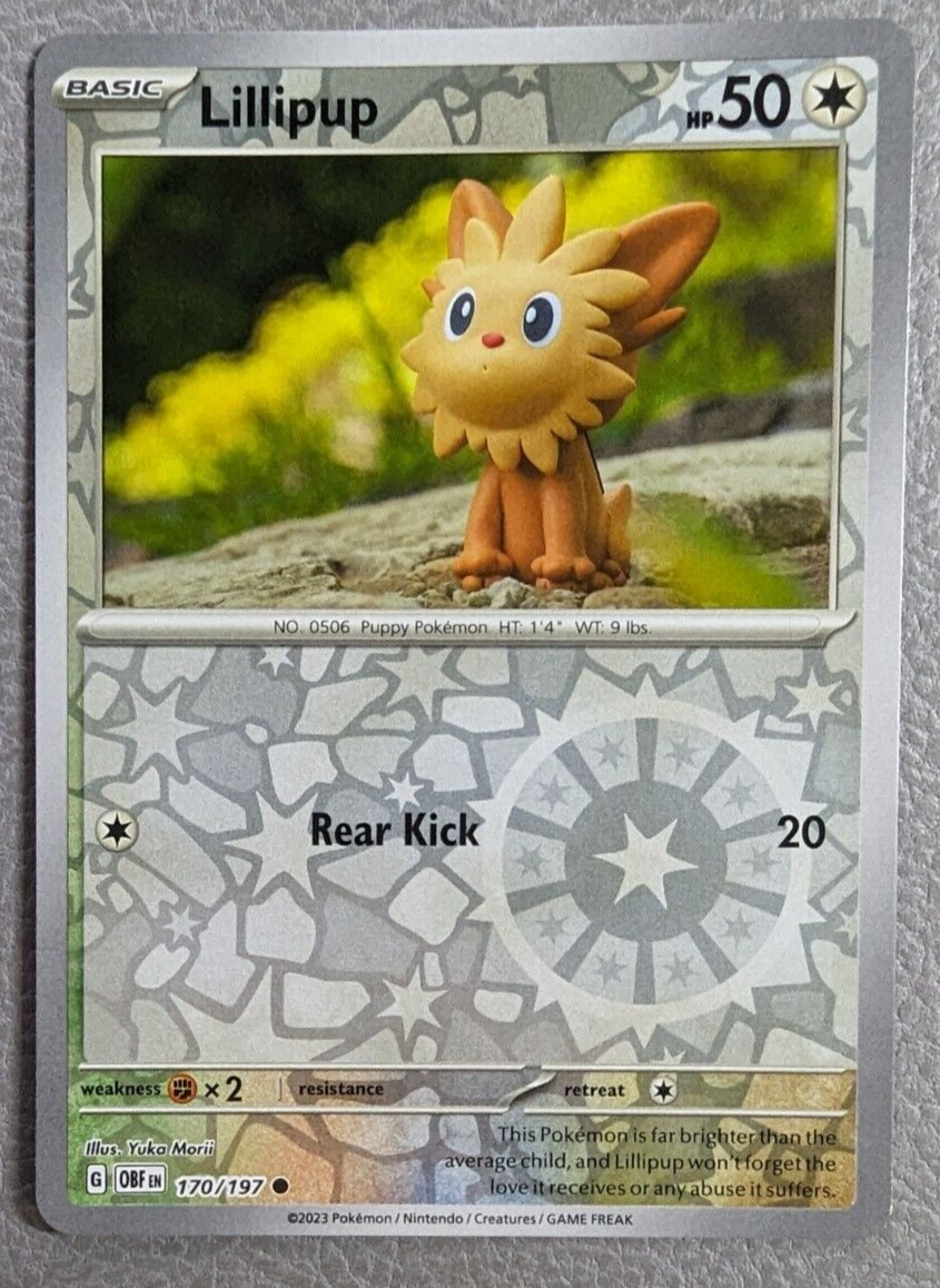 lillipup pokemon card value Lillipup #170 Prices | Pokemon Obsidian Flames