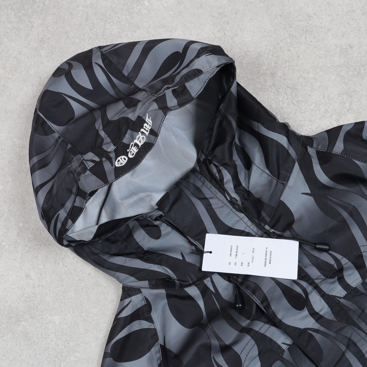 MAYO FIRE EMBROIDERY Mountain Parka In FIRE BLACK | eBay UK