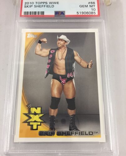 Skip Sheffield Ryback 2010 Topps Wwe #66 Nxt Rookie Psa 10 Pop 1 - Picture 1 of 8
