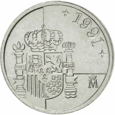 [#419505] Monnaie, Espagne, Juan Carlos I, Peseta, 1991, SUP, Aluminium, KM:832 - Photo 1/2