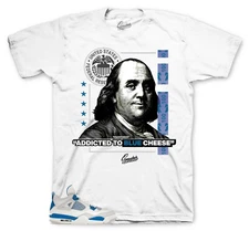 Shirts To Match Jordan 4 Industrial Blue - Blue Cheese Sneaker Tees