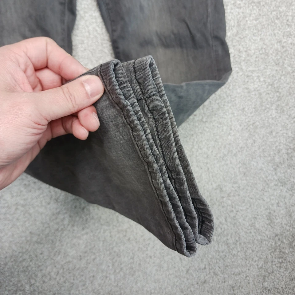 Lucky Brand 221 Jeans Mens 30X30 Black Original Straight Denim Handcrafted - Image 3 of 4