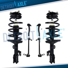 FWD Front Strut Coil Spring Sway Bars Outer Tie Rods for 2004-2010 Toyota Sienna