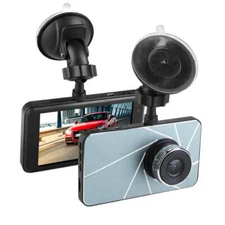 CamGo Dual Lens Vehicle Dash Camera with 4.0’’ LCD touch screen