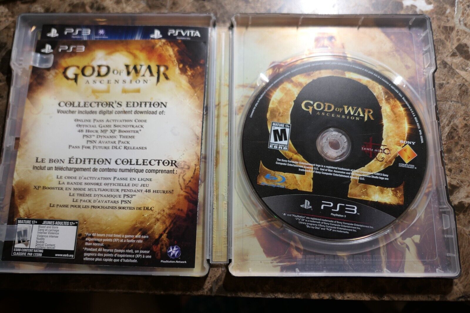 Usado: Jogo God of War: Ascension (SteelCase) - PS3 em Promoção na