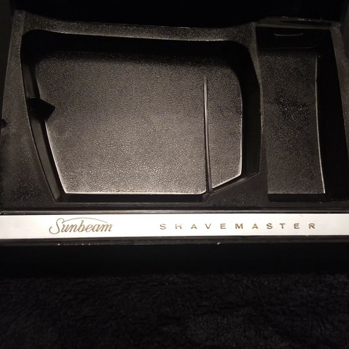 Vintage Sunbeam Shavemaster modello 777 scatola, coperchio lama, manuale e esterno SOLO SCATOLA - Foto 3 di 10