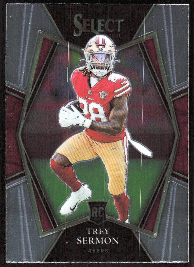 2021 7677B Panini Select Trey Sermon Rookie San Francisco 49ers #168