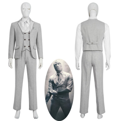 Mr.Knight Costume Steven Grant Moon Knight 2022 Cosplay Suit Mask Outfit