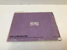 Romance Of The Three Kingdoms II - Nintendo NES w/ manual + box  (RK)