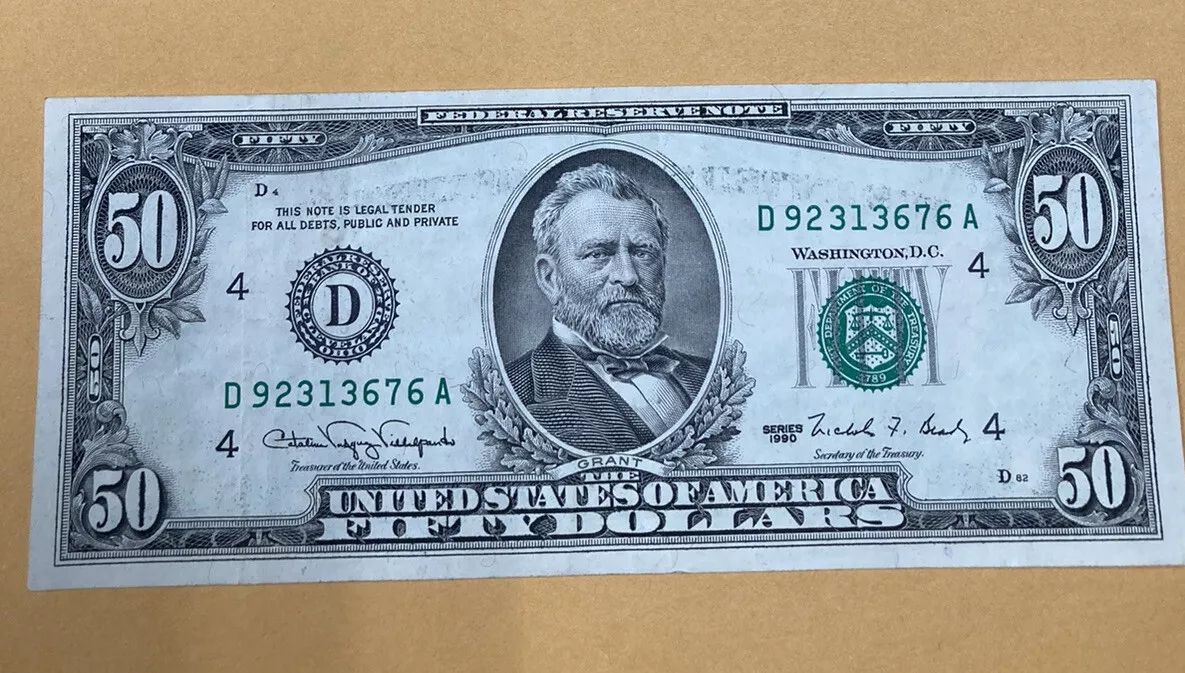 Is this $50 bill worth anything? (Misaligned) : r/papermoney