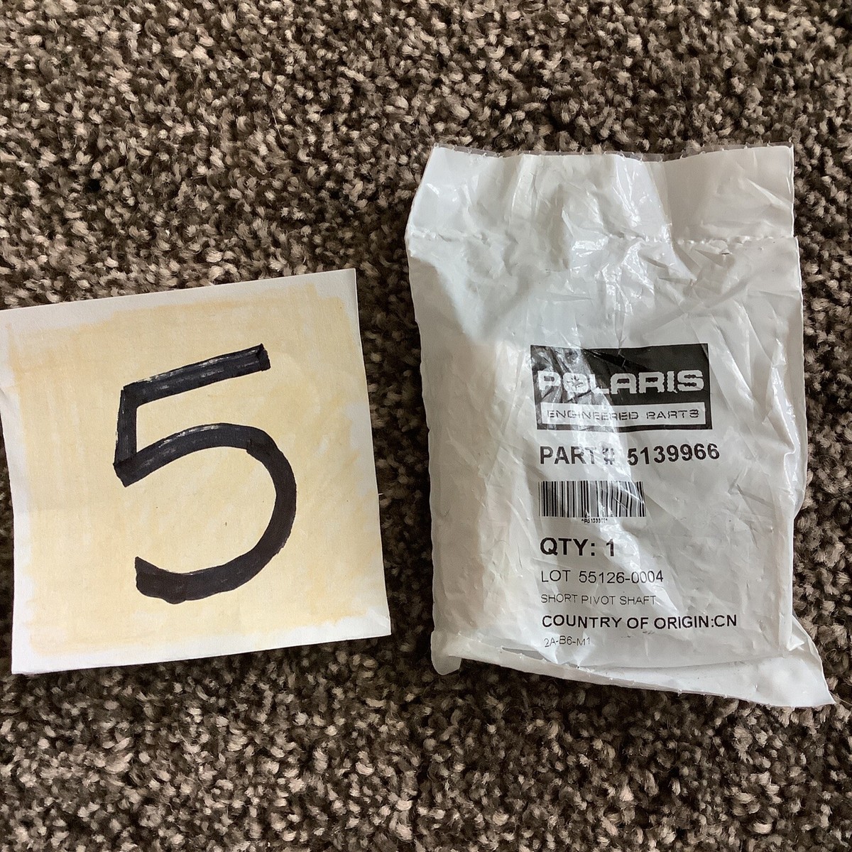 Rzr 1000 Winch Polaris RZR Short Pivot Shaft - Genuine OEM Part