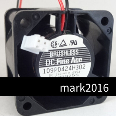 1 PCS SANYO Fan 109P0424J3073 DC 24V 0.18A 4028 4CM 3 Pin Inverter