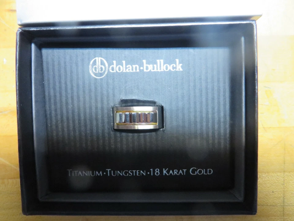 Dolan Bullock Saxony Titanium,Tungsten & 18kt Gold Ring - Image 3 of 4