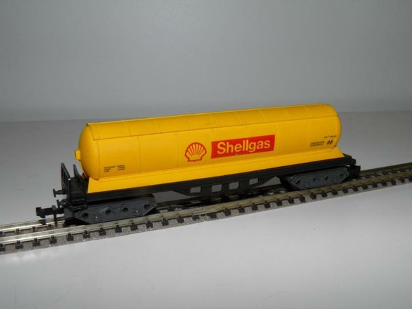 VAGON CISTERNA SHELL RENFE MARCA IBERTREN ESCALA N