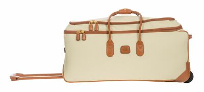 BRIC'S Firenze Holdall / Wheeled Duffle 73 L Reisetasche Tasche Cream beige