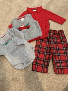 3 month boy christmas outfit