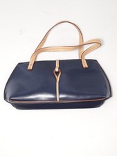 Lumberjack Borsa Donna A Spalla Blu Pelle 31 X 28 X 7 Cm Rettangolare Cerniera