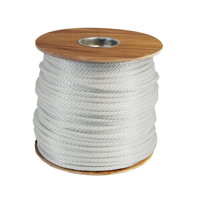 CWC 105105 1000feet Solid Braid Nylon Cord Rope 5/16inch for sale