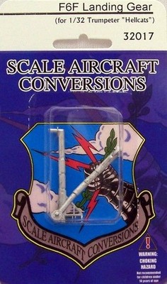 SAC32017 1:32 Scale Aircraft Conversions - F6F Hellcat Landing Gear (TRP kit)
