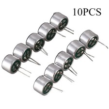 9.7mm x 7mm 2-Pin Electret Microphone Insert Replacement for Electronic Devices