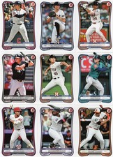 9-2026 Bowman Baseball ROOKIES w/CAM SCHLITTLER, BASALLO, FORD, MATTHEWS +