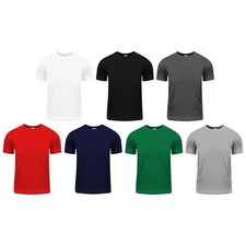 Shaka Wear Men's Active Comfort Cotton Short Sleeve Crew Neck T-Shirt