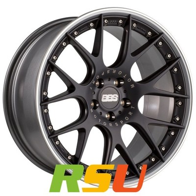 4x BBS CH-RII schwarz matt 9x21'' ET35 LK5 114.3 ML 82 Alufelgen 21 Zoll