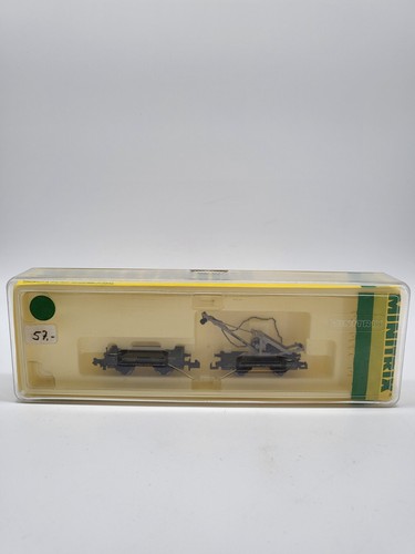 Minitrix Spur N 13238 Güterwagen Kranwageneinheit in OVP | Condition: Gebraucht