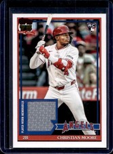 2026 Topps Christian Moore 1991 Jersey Rookie RC #91R-CM Angels