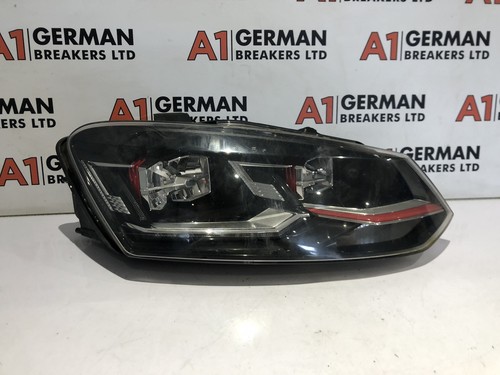 GENUINE 14-17 VW POLO GTI 6C DRIVER FRONT HEADLIGHT LED 6C2941036A - Picture 1 of 9