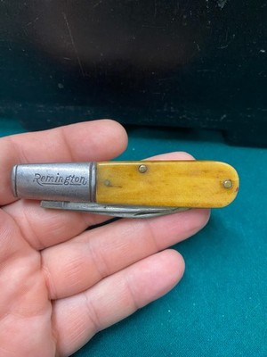 vINTAGE REMINGTON UMC Barlow  Pocket Knife Bone Scales 1924-33