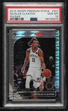 2019 NBA Hoops Premium Stock Box Set Pulsar Prizm Nic Claxton PSA 10 GEM MT 0c3