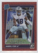 2021 Panini Donruss Optic Rated Rookie Red Mojo Prizm Jabril Cox #286 f9s