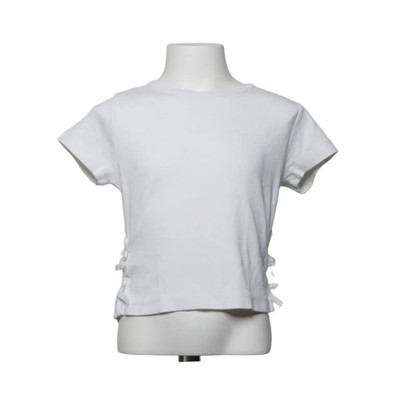 Zara, T-shirt, Größe: 148, Weiß, Baumwolle/Elasthan, Einfarbig #zzy