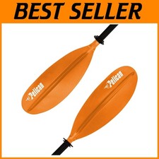 Lightweight Aluminum Kayak Paddle - Adjustable 0/65  Blade Angle - 87 Inch