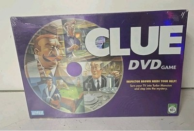 NEW SEALED CLUE DVD Interactive Board Game Parker Brothers 2006