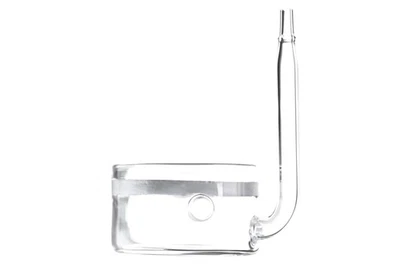 CO2 SUPERMARKET Flach-Boden Glas CO2 Diffusor - XL für Aquarien bis Zu 500L
