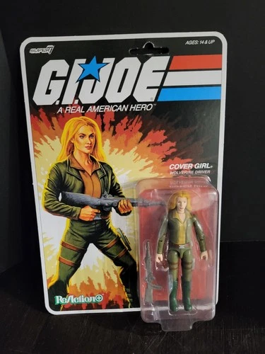 Cover Girl Wolverine Driver 2024 G.I. JOE SUPER 7 ReAction 3.75 NEW