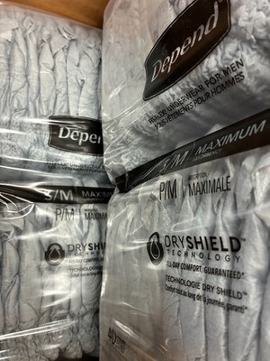 Depend Fresh Protection Advanced, Maximum Absorbency, Small/Medium, 80ct, Men's