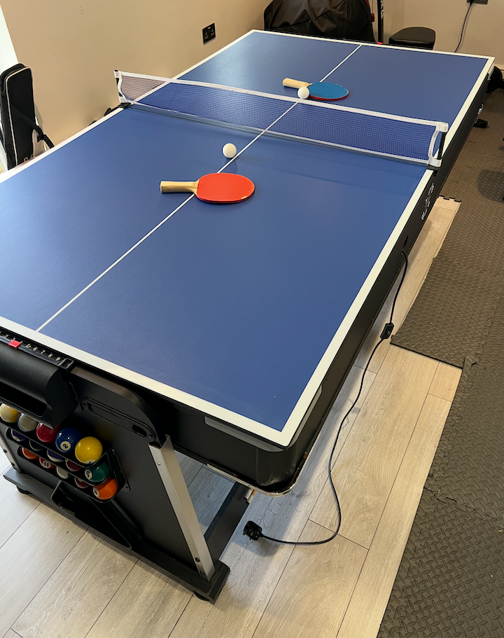 7ft 4-in-1 Multi Games Table – Pool, Air Hockey, Table Tennis & Dining | eBay UK
