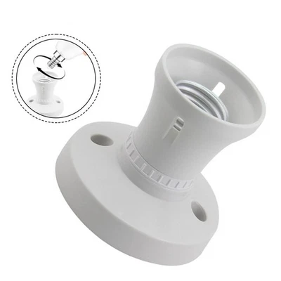 Pour E27 Support de Douille de Lampe pour Plafonniers et Ventilateurs 220 à 250 - Photo 1/4