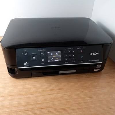 Epson Stylus NX530 All-In-One Printer Scanner WiFi with Power Cable TESTED