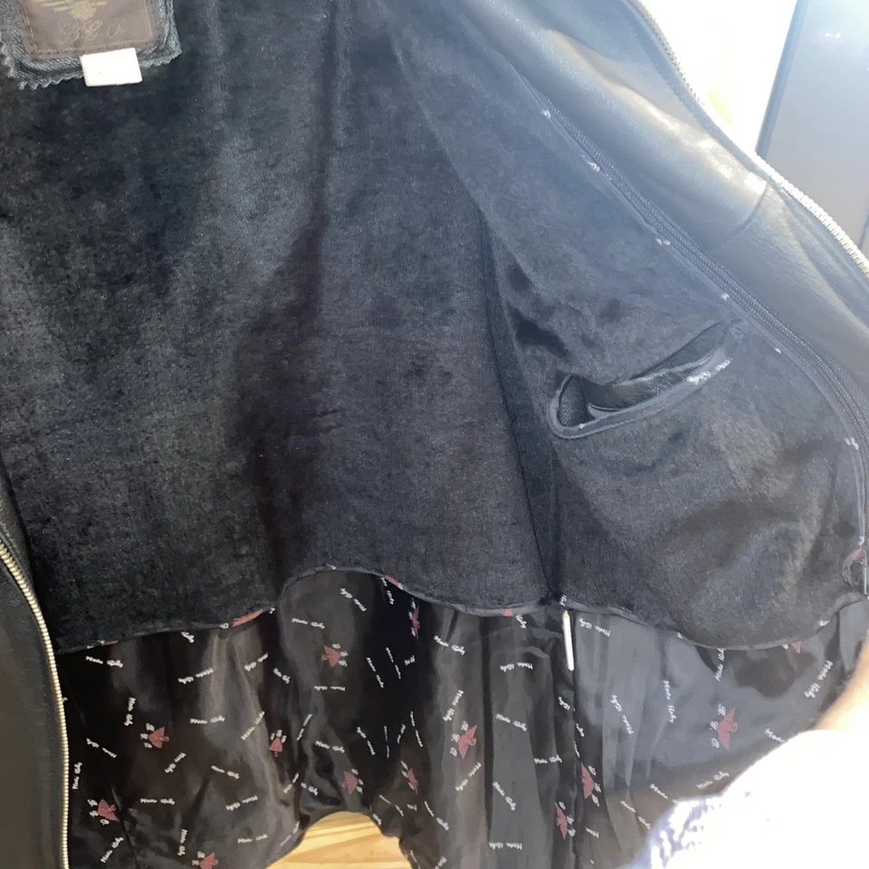 Chaqueta de Cuero Bellagio Vintage Para Hombre Grande Hecha en Italia Abrigo 100% Cuero Foto 4 de 4