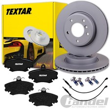 TEXTAR BREMSSCHEIBEN 259mm + BELÄGE VORNE passend für DACIA LOGAN LS + SANDERO