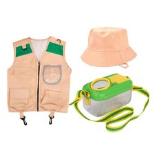 3 Pieces Kids Explorer Kits Kids Explorer Costume Washable