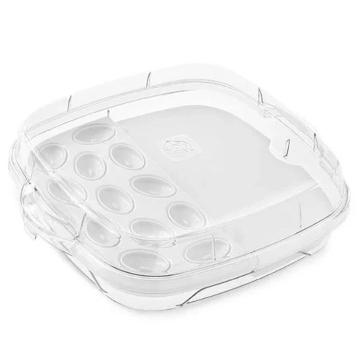 NEW Pampered Chef Large Square Cool and Serve #2614 Party Tray USA Made - Image 2 of 4