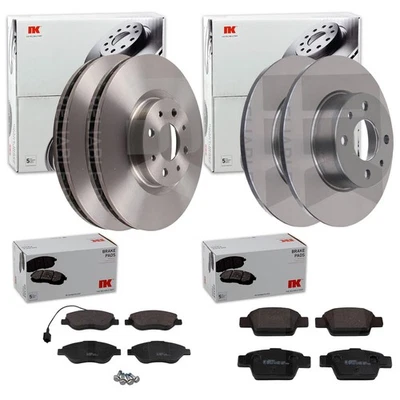 NK BREMSSCHEIBEN + BELÄGE VORNE + HINTEN passend für FIAT BRAVO 2 198