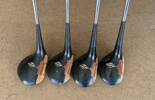 All Original 1957 MacGregor Tourney Model B75W SEOM Persimmon Wood Set