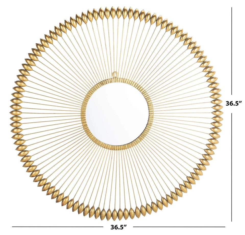 Home Collection Abbey Gold Foil Mirror - Image 4 of 4