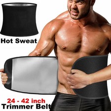 Waist Trimmer Belt Weight Loss Sweat Band Wrap Ab Stomach Slimming Fat Burner US